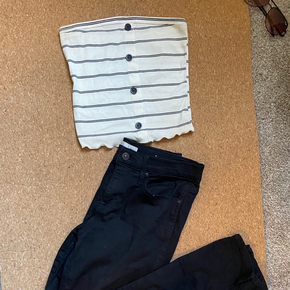 Stripped crop top